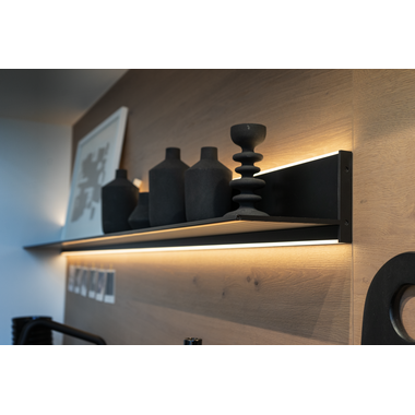 Wandplank Pavo Emotion 12V zwart